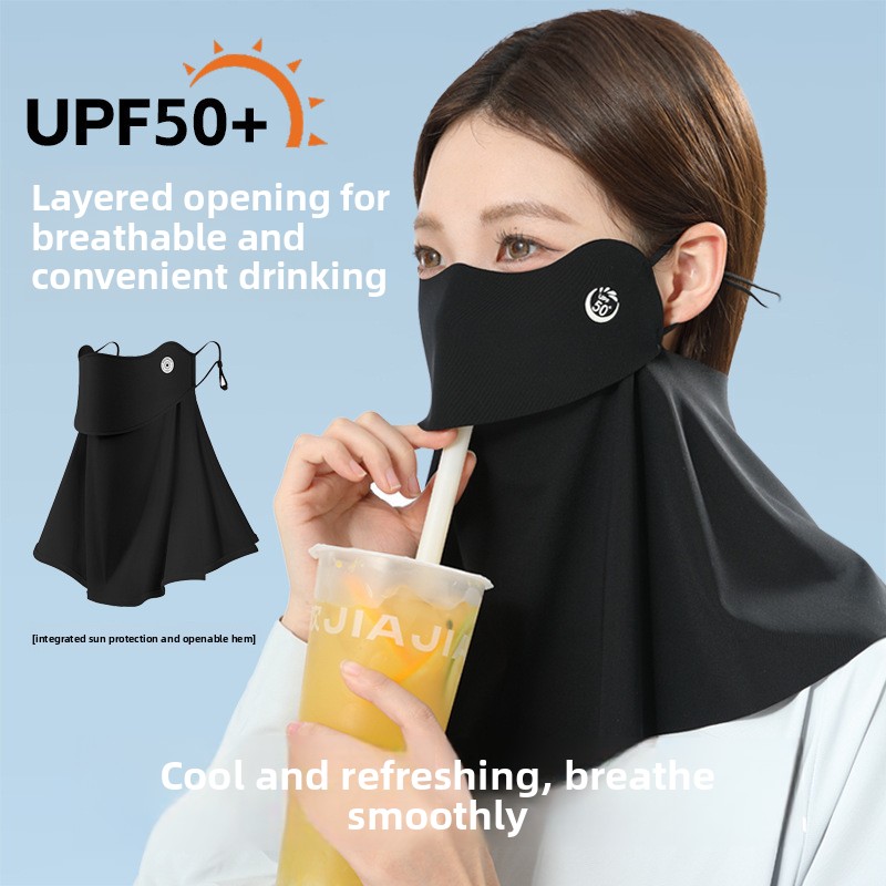 Sports Mask Breathable - Woda do picia, Ochrona szyi, Ochrona