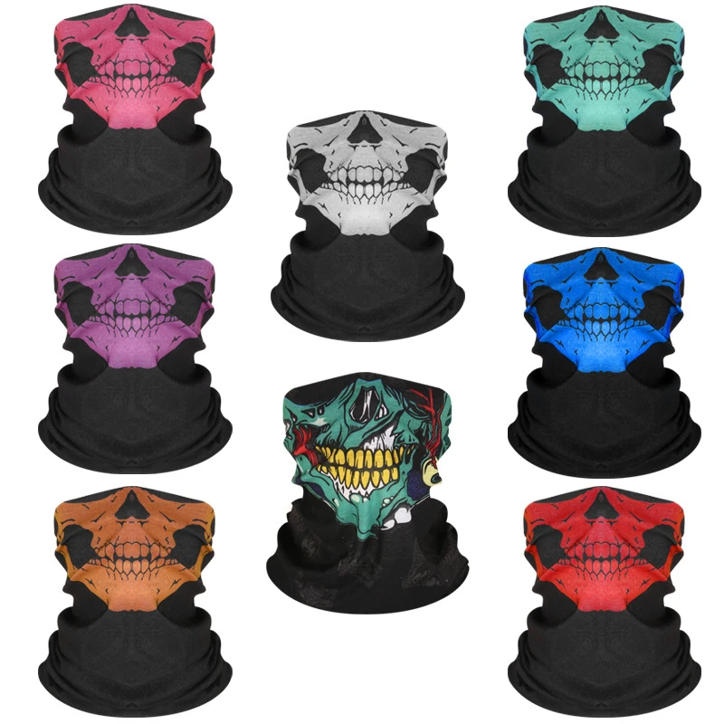Respirator Half Face - Szalik męski Halloween Ride Bandana damska