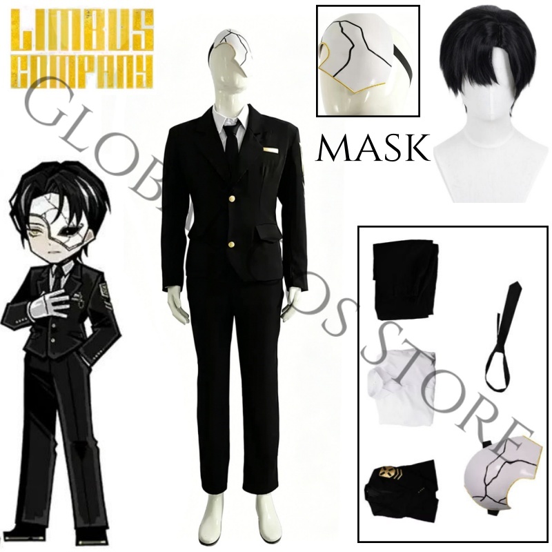 Black Face Mask Pack - Kostium Cosplay Postaci Rien z Gry