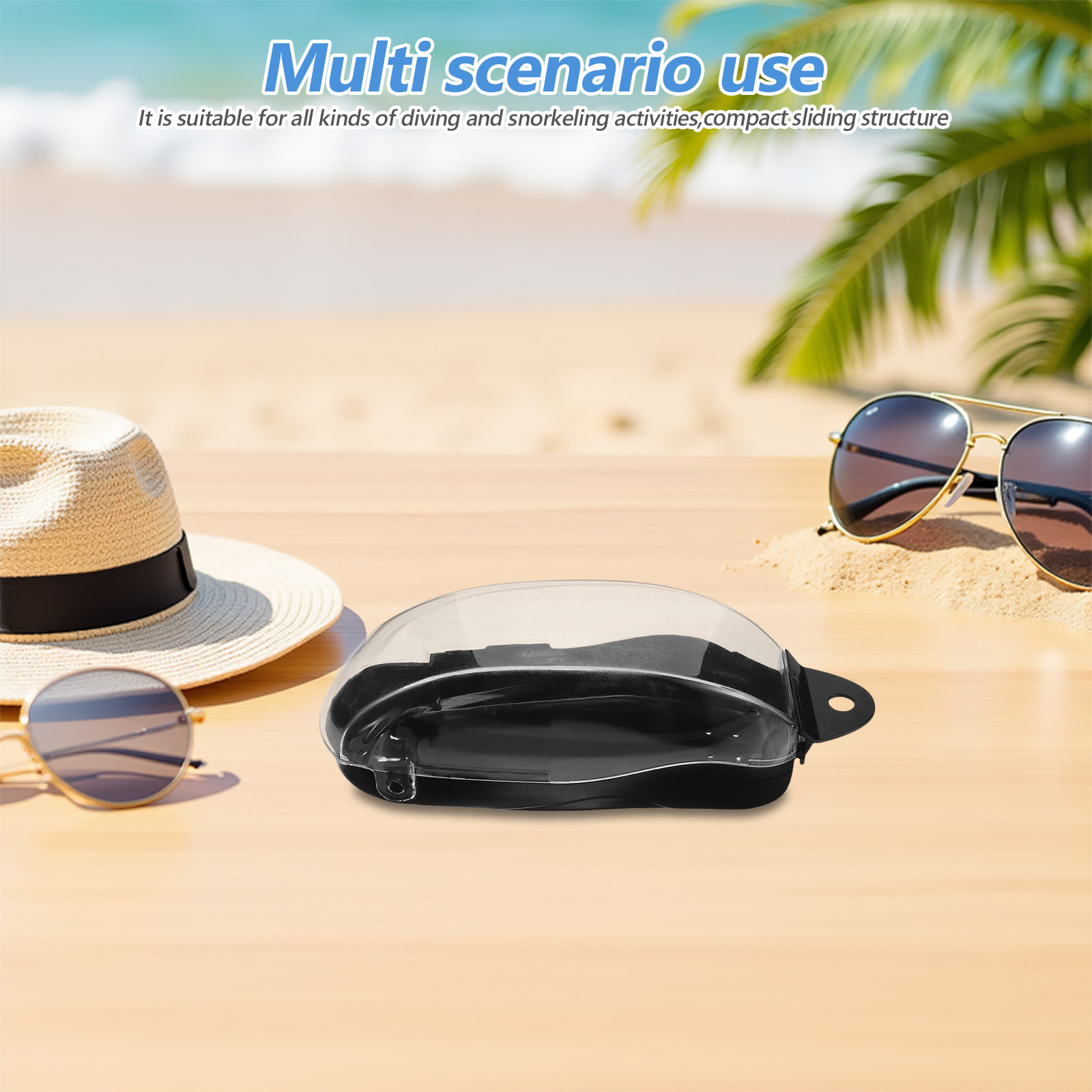 Mask Case Hard Shell - Etui na maskę do snorkelingu, przenośne,