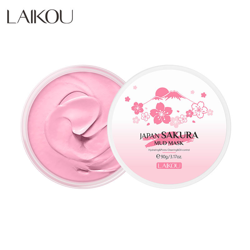 Dust Mask Construction - LAIKOU Sakura Clay Mask 25g/90g Głęboko