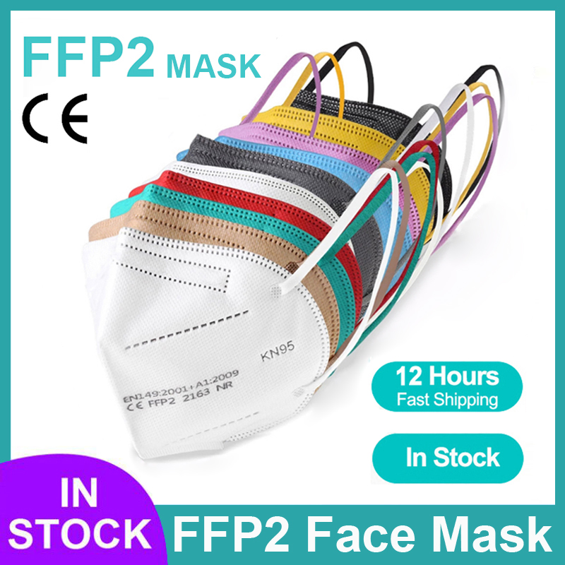 Disposable Mask Blue - Maseczki FFP2 5-warstwowe z certyfikatem CE,