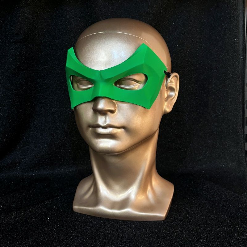 Respirator Half Face - Anime Superhero Zielona Maska na Oczy