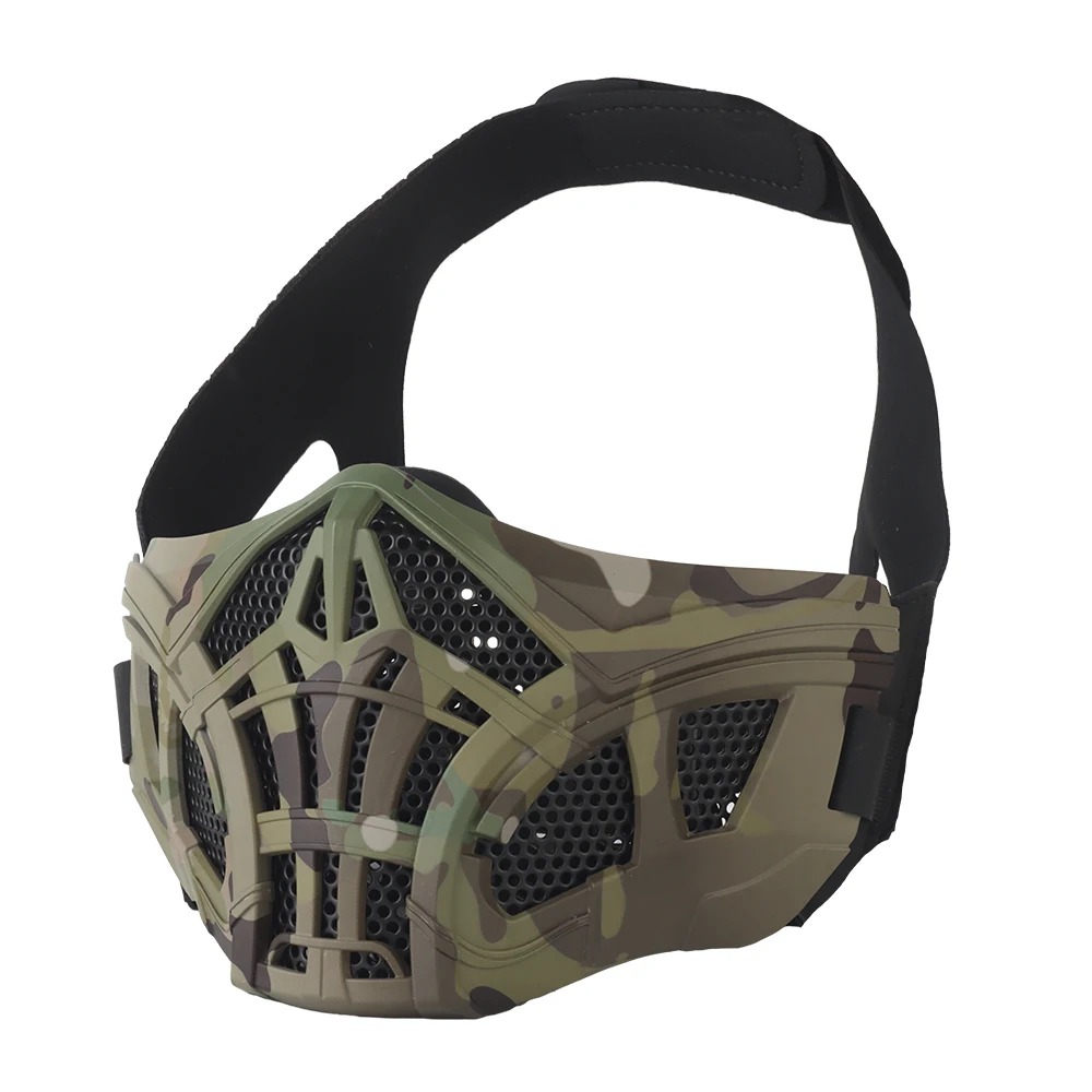 Respirator Half Face - Taktyczna maska ​​Airsoft półmaska ​​wewnętrzna silikonowa