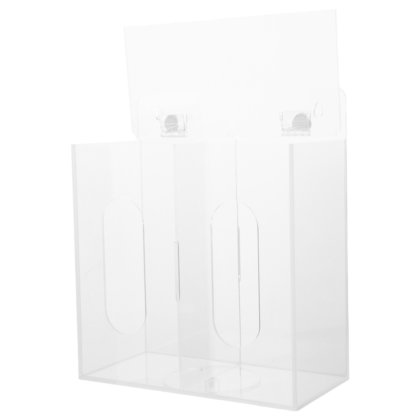 Face Mask Storage Box - Przezroczyste akrylowe pudełko do przechowywania masek