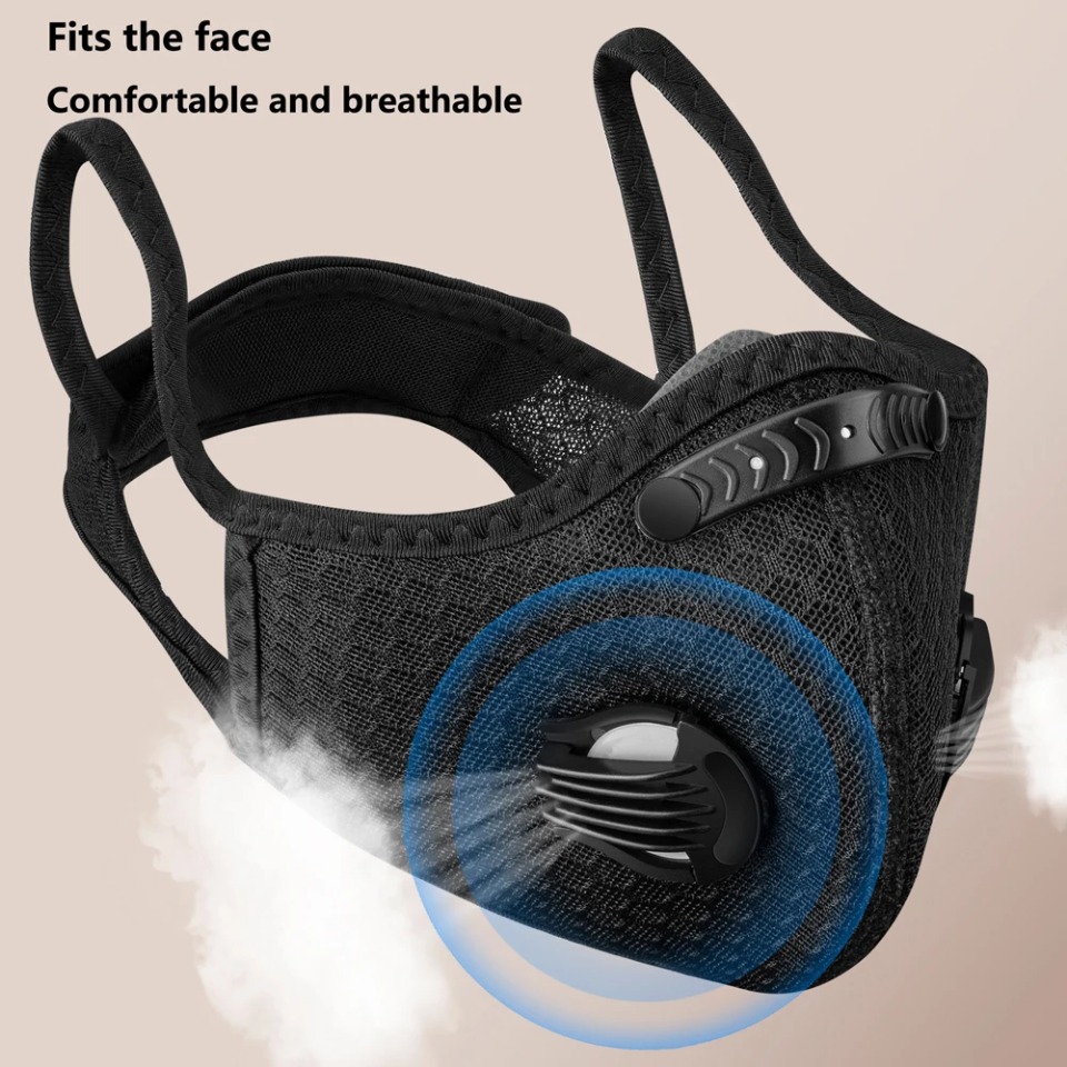 Dust Mask Construction - 1 SZT. Maska rowerowa z filtrem