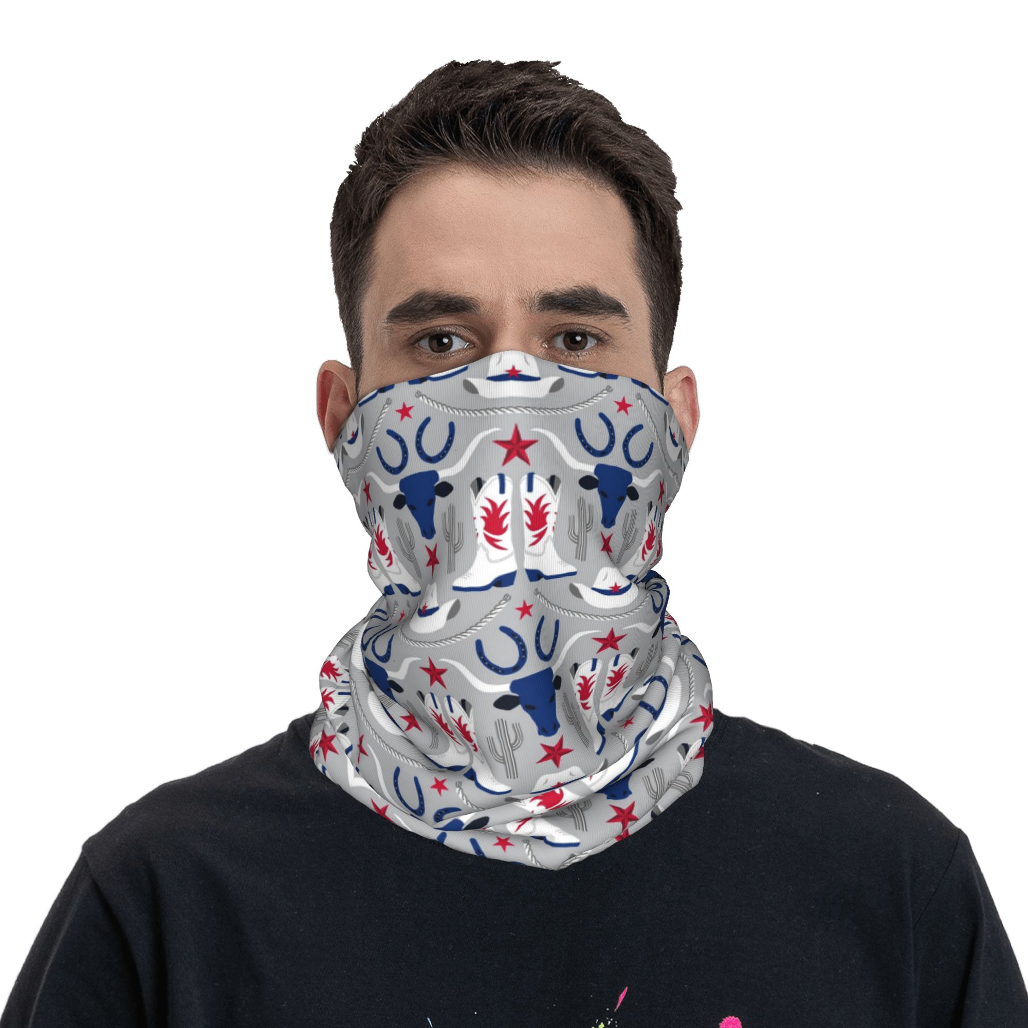 Sports Mask Breathable - Stara Bandana Kowbojska w Stylu Dzikiego