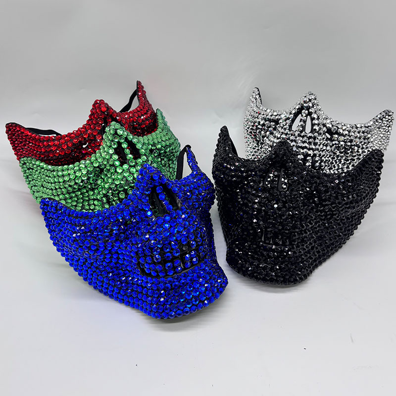 Respirator Half Face - Maska z pół czaszki z dżetów