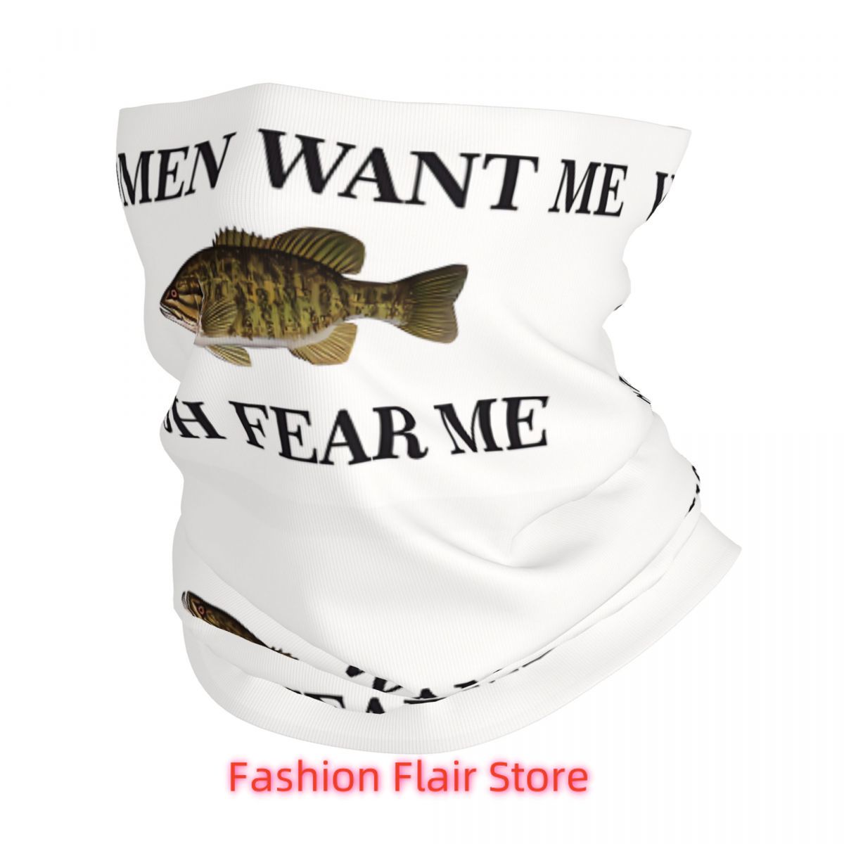 Neck Gaiter Face Cover - Ochraniacz na szyję typu rybka, szalik