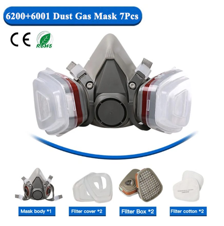 Face Mask Storage Box - Zestaw maski przeciwgazowej Respirator Dust 6200