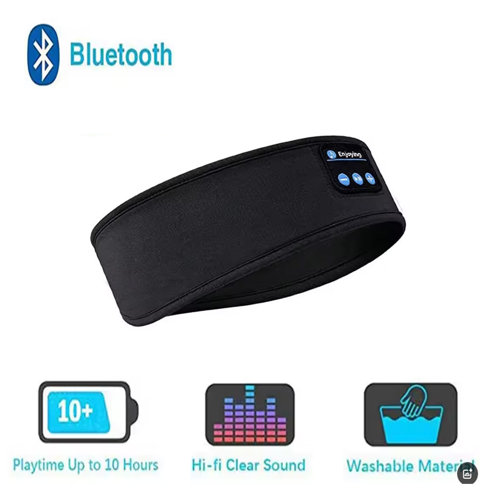 Mask Lanyard Adjustable - Bezprzewodowa opaska do spania Bluetooth Słuchawki