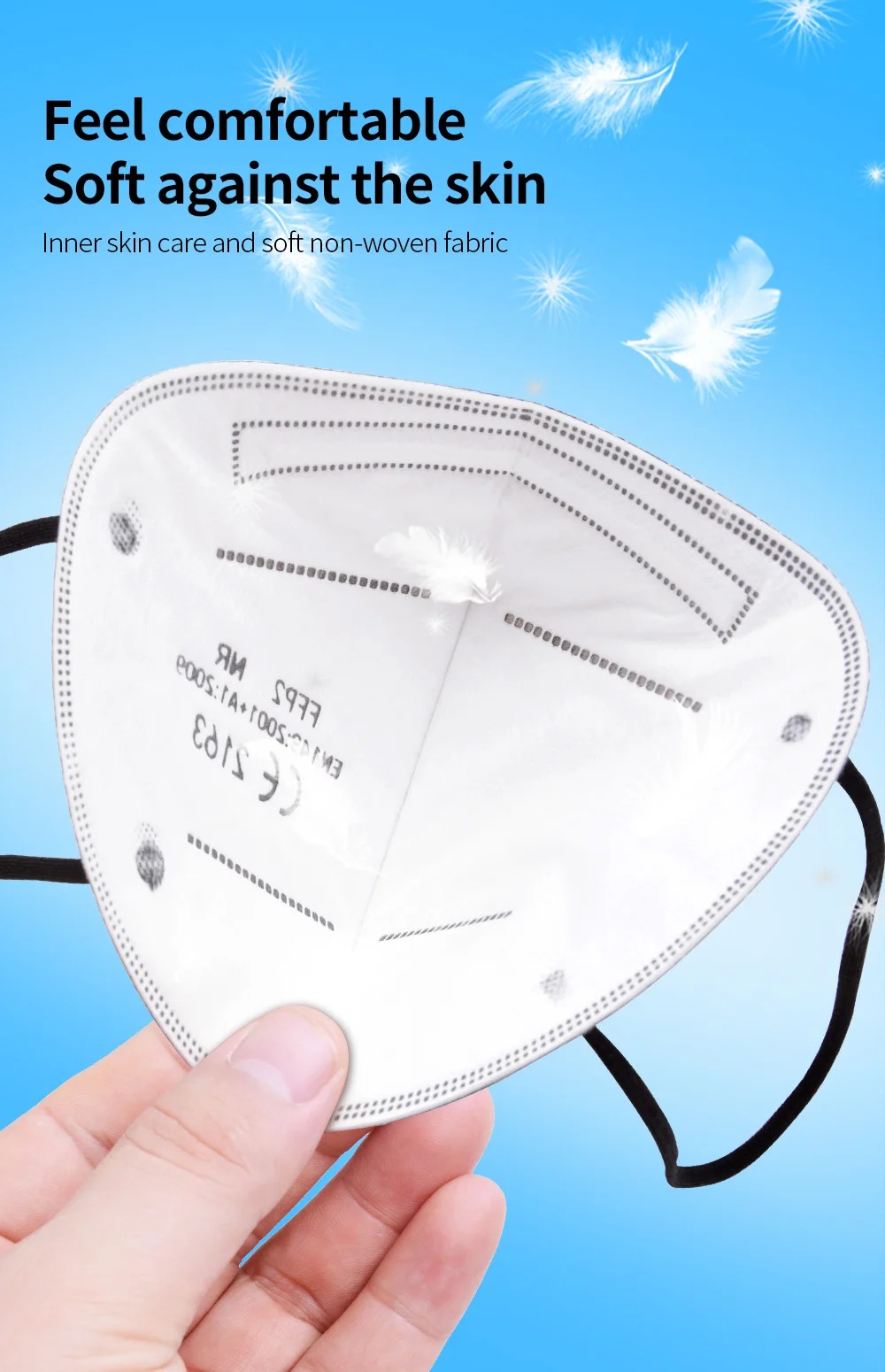 Maseczki FFP2 5-warstwowe z ce – Disposable Mask Blue recenzja i cena