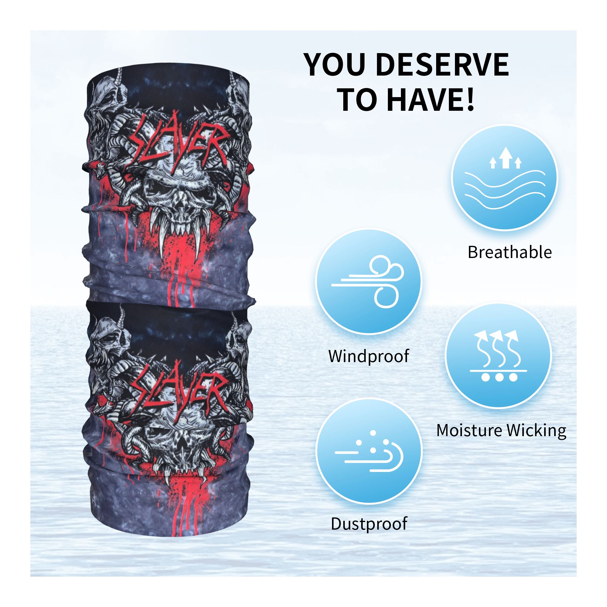 Bandana/Chusta na szyję Heavy  – Neck Gaiter Face Cover recenzja i cena