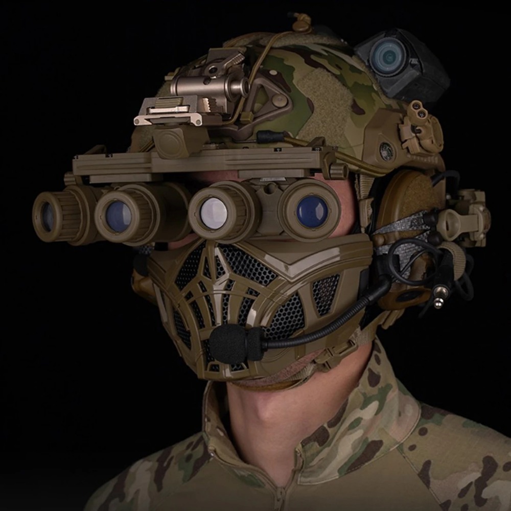 Taktyczna maska ​​Airsoft półm – Respirator Half Face recenzja i cena