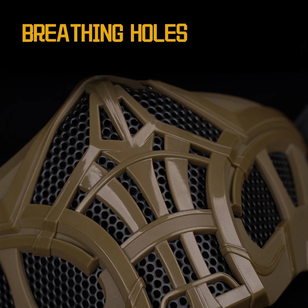 Taktyczna maska ​​Airsoft półm – Respirator Half Face recenzja i cena