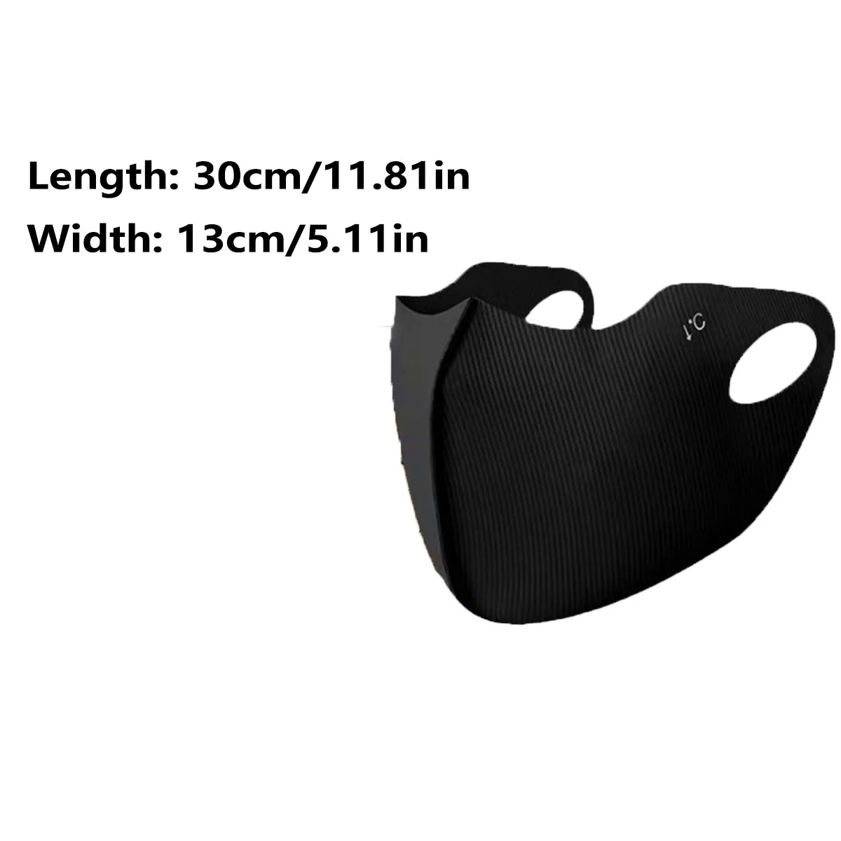 Maska z jedwabiu lodowego z 5  – Cloth Face Mask Washable recenzja i cena
