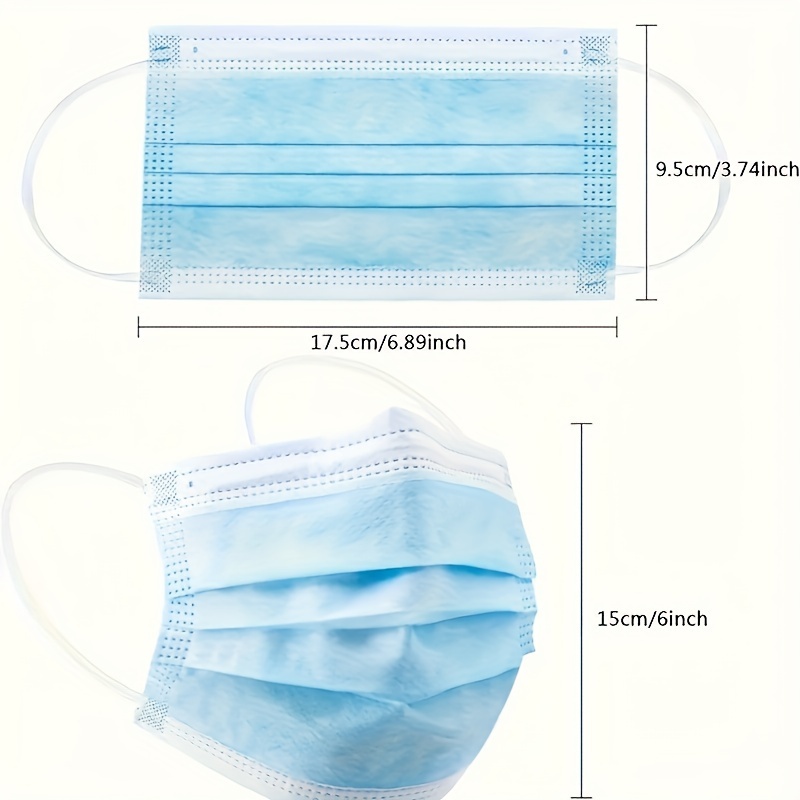 100 sztuk grubych, niebieskich – Disposable Mask Blue recenzja i cena