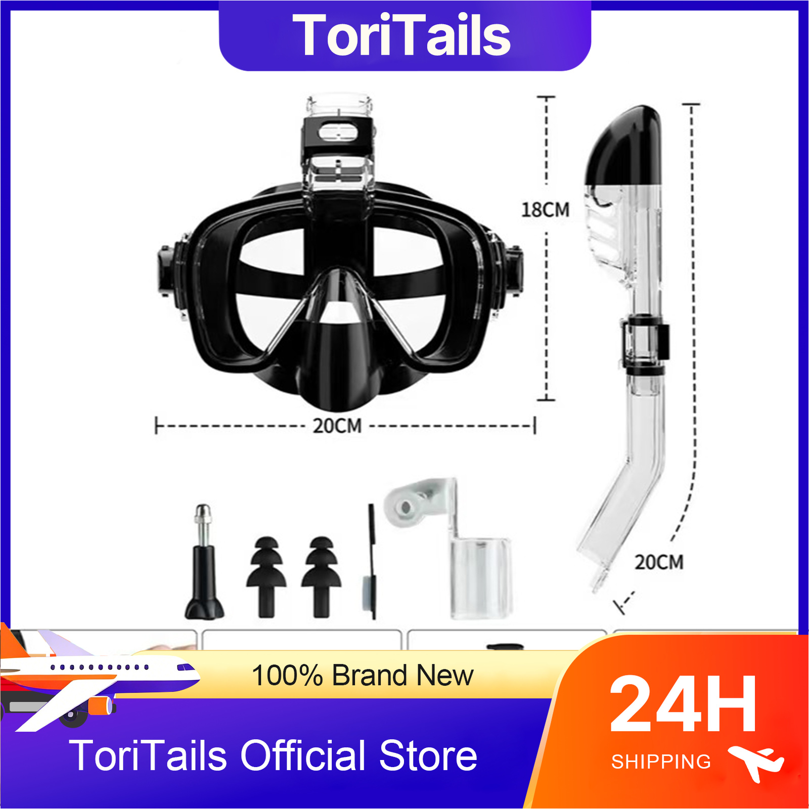 Zestaw do snorkelingu pod wodą – Respirator Half Face recenzja i cena