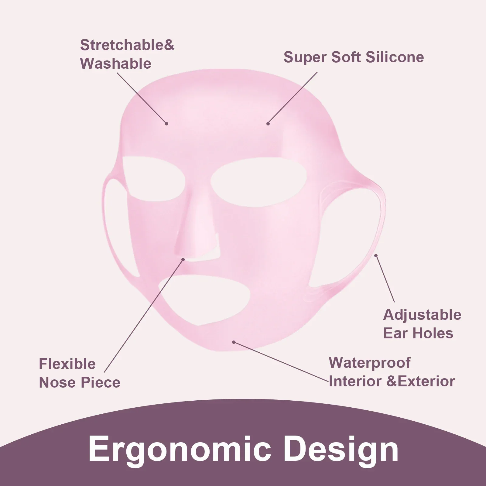 Silikonowy uchwyt na maskę do  – Silicone Mask Bracket recenzja i cena