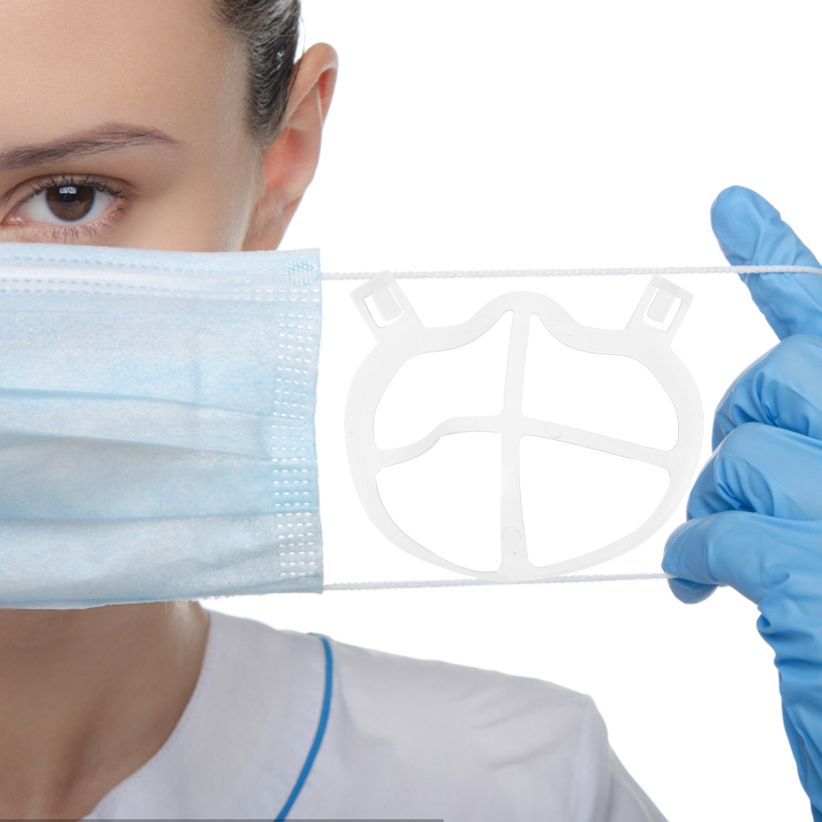 10 szt. silikonowych uchwytów  – Silicone Mask Bracket recenzja i cena