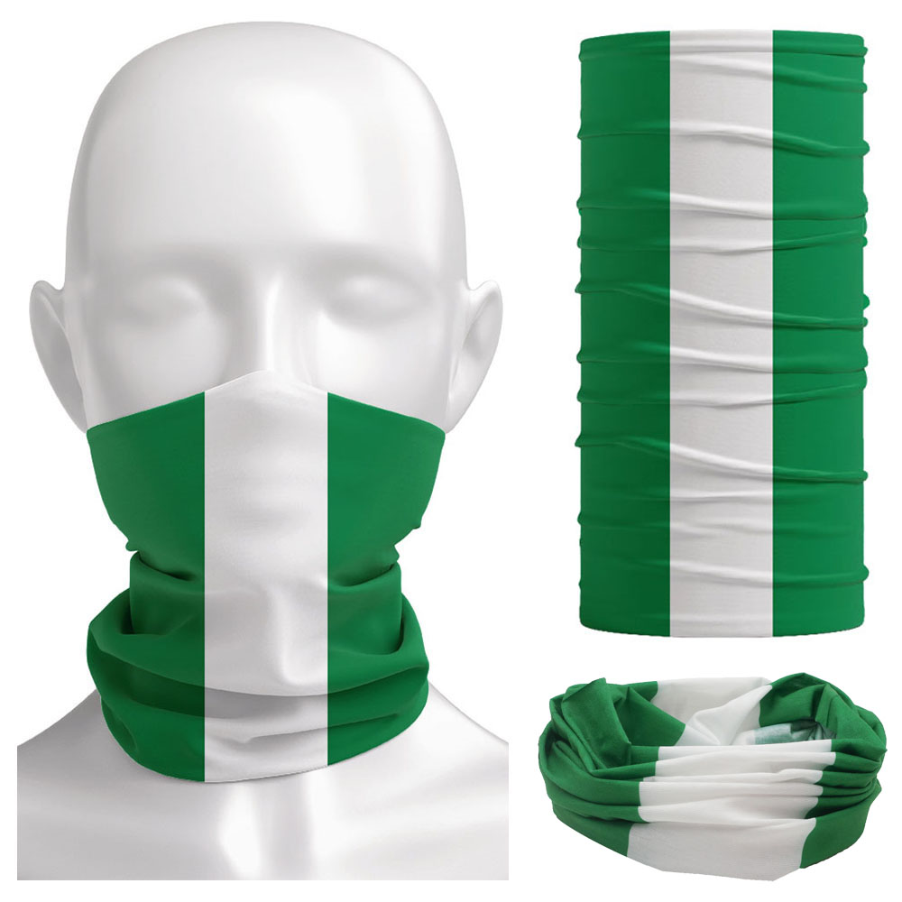 Flaga Nigerii Chustka damska O – Neck Gaiter Face Cover recenzja i cena