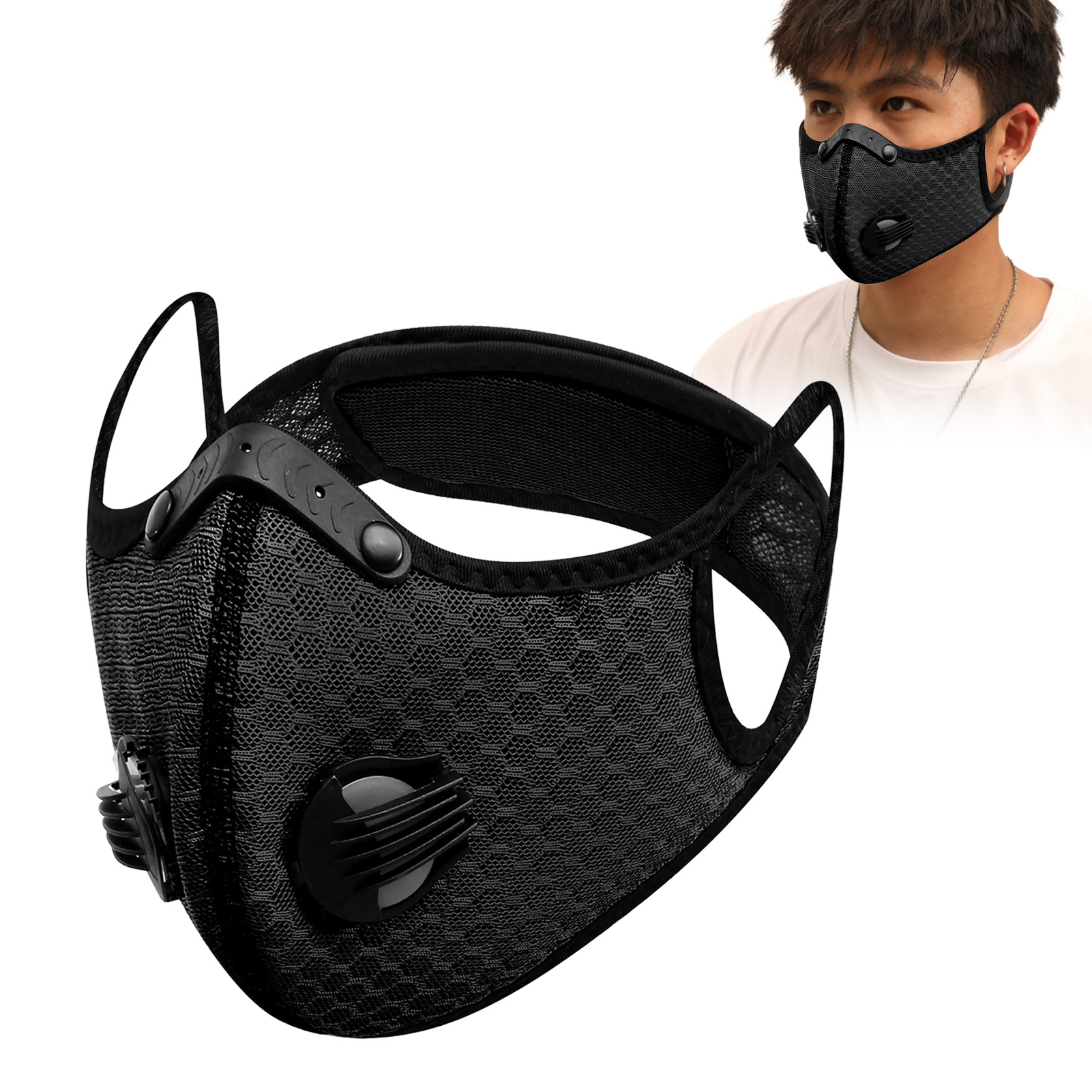 Maska unisex wiatroodporna z w – Anti Pollution Mask recenzja i cena