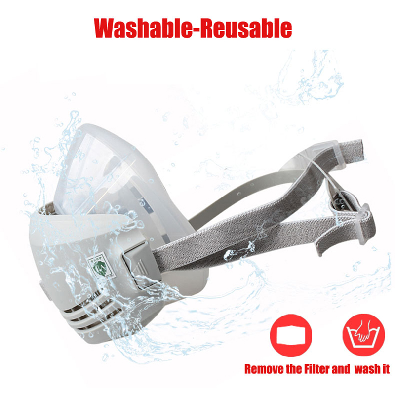 Silikonowa pyłoszczelna maska  – Respirator Half Face recenzja i cena