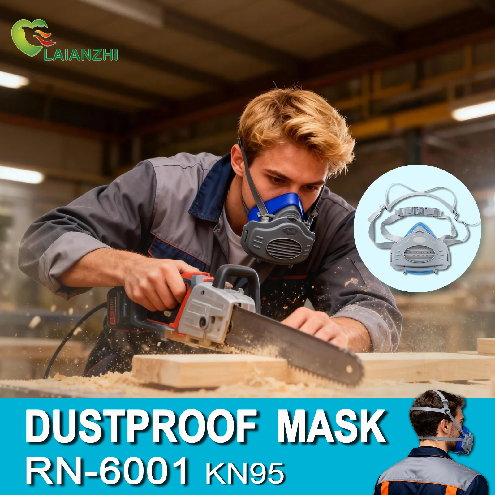 Maska silikonowa LAIANZHI odpo – Dust Mask Construction recenzja i cena