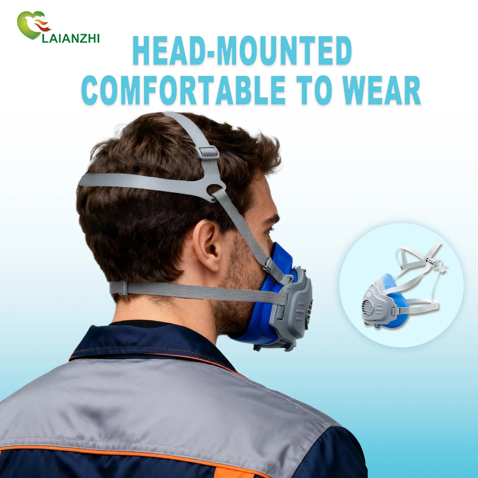 Maska silikonowa LAIANZHI odpo – Dust Mask Construction recenzja i cena