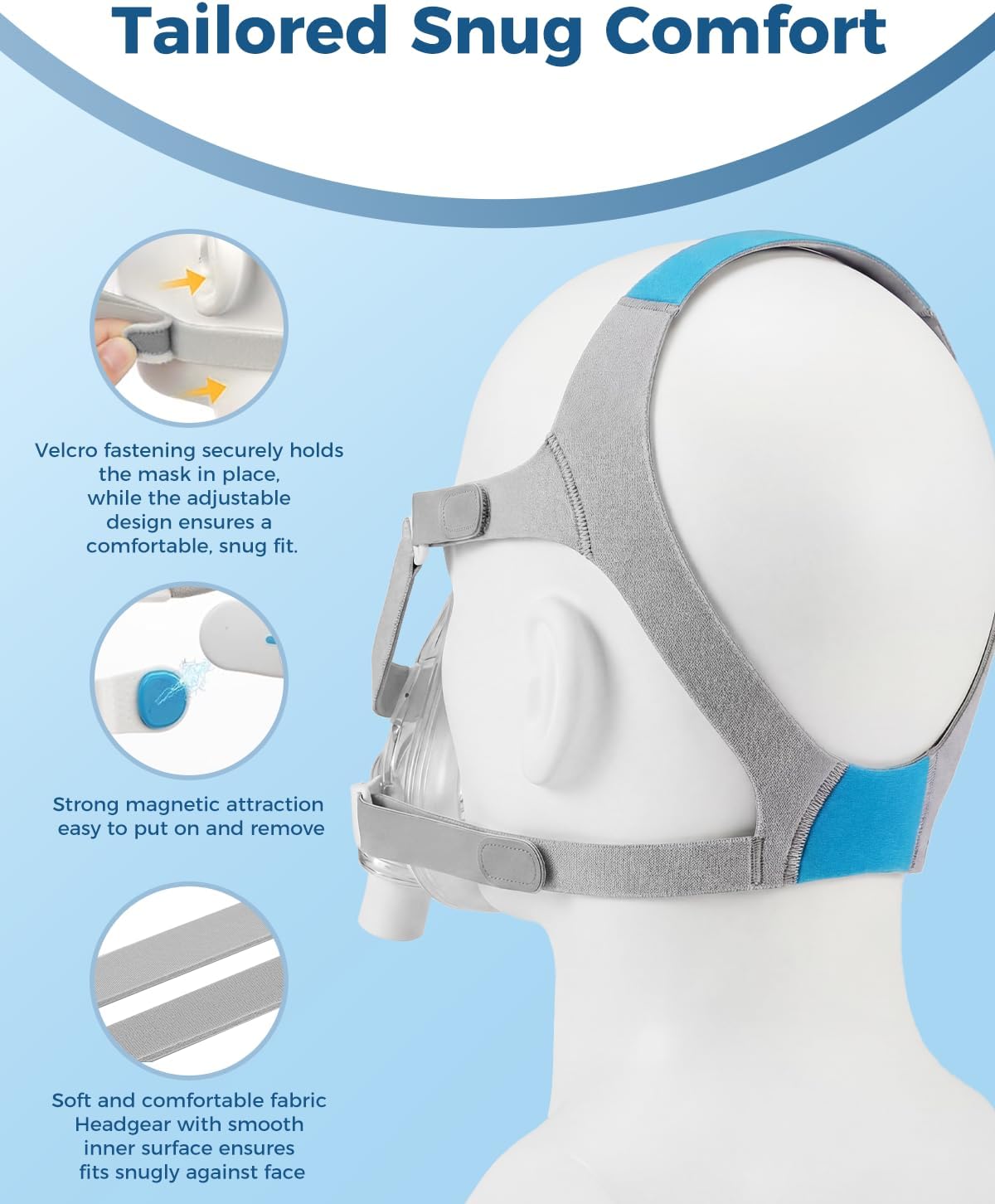 Kompatybilny z maską CPAP na c – Silicone Mask Bracket recenzja i cena